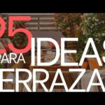 Ideas para la decoración de una terraza rectangular