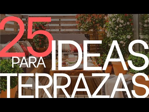 Ideas para la decoración de una terraza rectangular