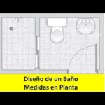 Las medidas mínimas para un baño funcional