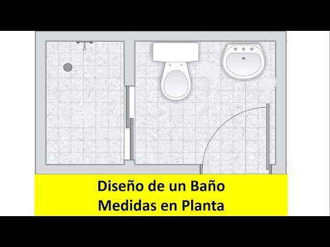 Las medidas mínimas para un baño funcional