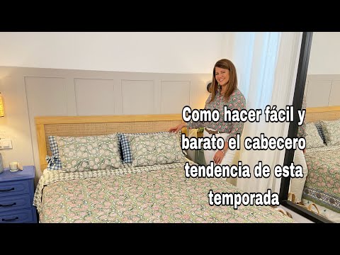 Crea tu propio cabecero de cama casero: ideas originales y económicas