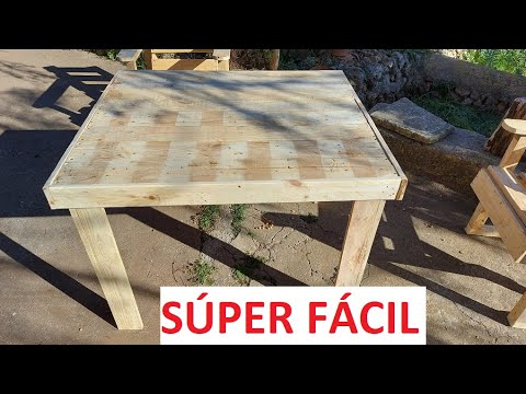 Aprende a construir una mesa con palets: Guía paso a paso