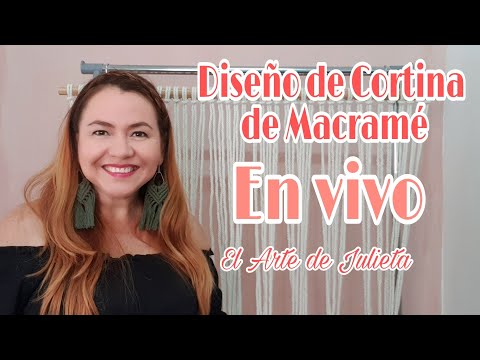 El paso a paso para confeccionar una hermosa cortina de macramé