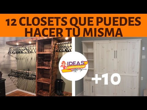 5 ideas económicas para crear un vestidor en una habitación