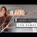 Ideas creativas para decorar tu hogar con árboles de navidad con ramas secas