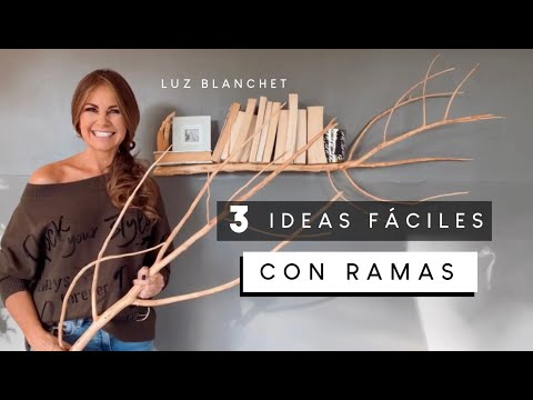 Ideas creativas para decorar tu hogar con árboles de navidad con ramas secas