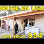 Cómo construir un porche económico y funcional para tu hogar