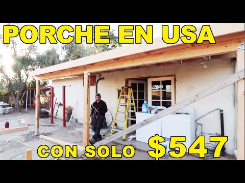 Cómo construir un porche económico y funcional para tu hogar