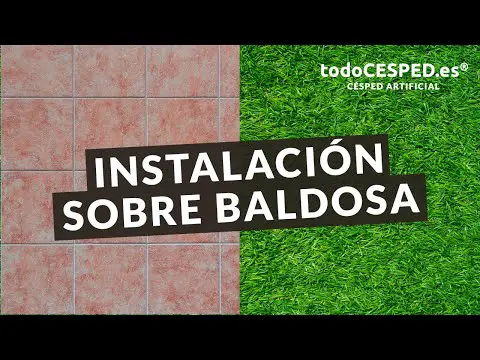 Cómo instalar baldosas sobre césped correctamente