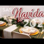 Ideas para decorar la mesa en Navidad