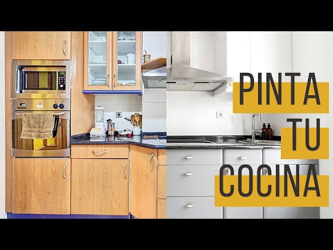 Transformación de muebles de cocina: Antes y después de pintarlos