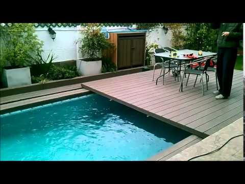 Maximiza el espacio con piscinas en patios pequeños.