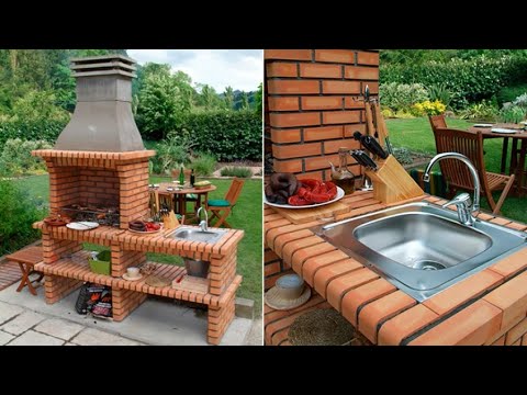 Cómo construir una barbacoa de obra en casa