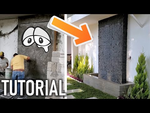 Ideas para fuentes de pared en patios pequeños