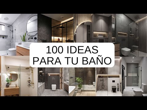 Ideas de decoración para baños en tonos grises