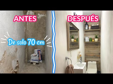 Ideas para optimizar espacios: Baños estrechos y alargados