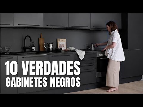 Las ventajas de las cocinas negras en espacios reducidos