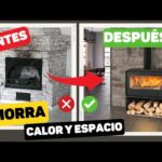 Ambiente cálido y acogedor en tu hogar con una chimenea de leña para tu piso