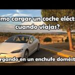 Cómo cargar un coche eléctrico en un enchufe convencional