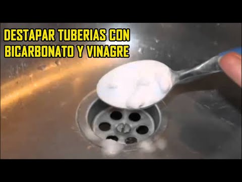 Cómo utilizar bicarbonato y vinagre para desatascar fácilmente