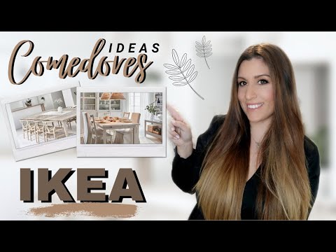 Ideas de adornos para la mesa del comedor de Ikea.