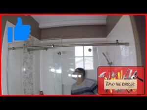 Mampara de ducha de cristal con sistema de corredera: la opción perfecta para tu baño