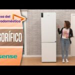 El elegante frigorífico de puerta de cristal en color blanco: la combinación perfecta de estilo y funcionalidad