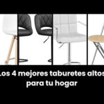 Los encantadores taburetes altos de ratán: la perfecta combinación entre estilo y comodidad