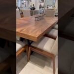 La elegancia del nogal en una mesa comedor extensible: funcionalidad y estilo en tu hogar