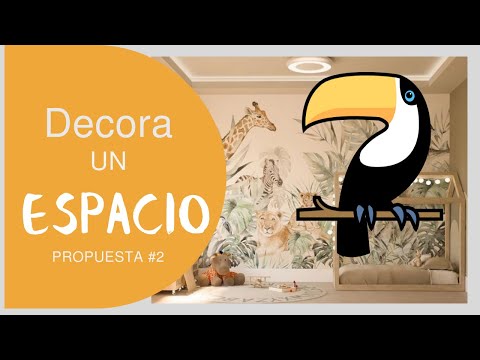 Encantadora habitación para bebé inspirada en la exuberante vida de la selva