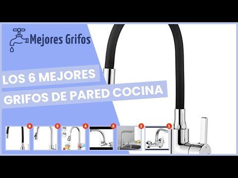 Los mejores grifos de cocina de pared para tu hogar