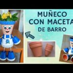 Decoración creativa: macetas de barro pintadas con estilo único