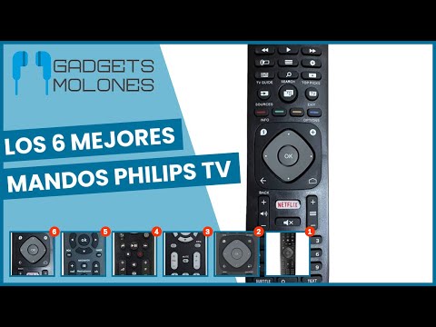 Conoce las funcionalidades del mando de televisión Philips