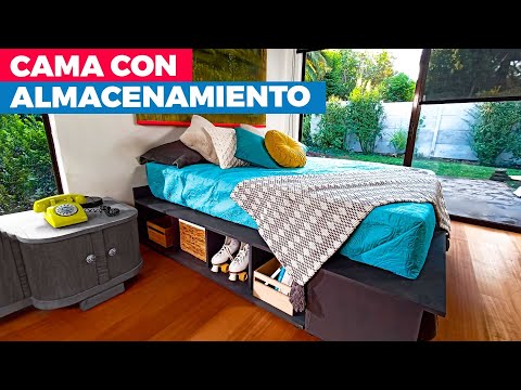 Práctica y funcional: una cama individual con cajones para optimizar el espacio