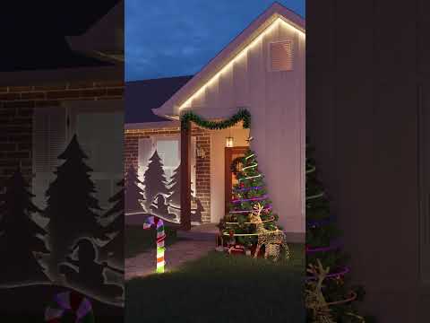 Convierte tu jardín en un espectáculo de luces navideñas con estas ideas para iluminar tus árboles exteriores