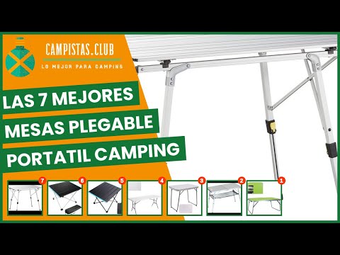 Las mejores opciones de mesas de camping con sillas plegables para disfrutar al aire libre