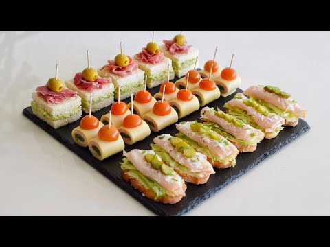 La elegancia de los canapés con apertura lateral: ideas deliciosas para sorprender a tus invitados