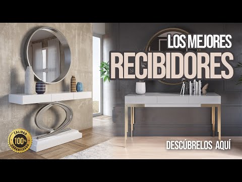 La elegancia y modernidad del recibidor de cristal y acero