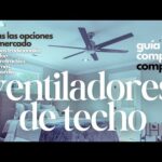 El ventilador de techo perfecto para espacios ligeros