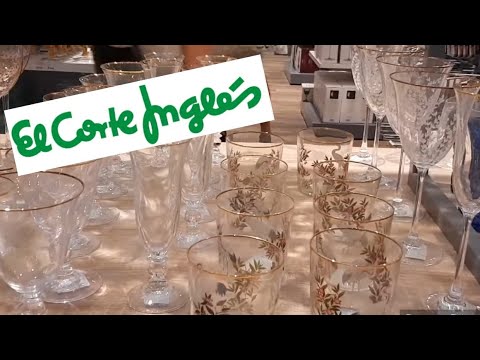 La elegancia del cristal en las mesas de El Corte Inglés