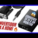 Convierte la señal VGA en HDMI con estos adaptadores imprescindibles