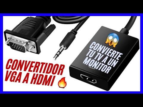 Convierte la señal VGA en HDMI con estos adaptadores imprescindibles