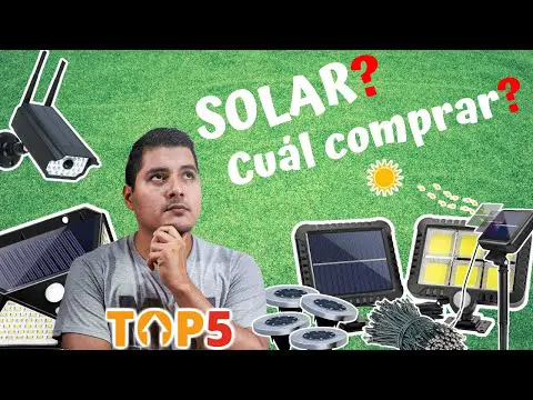 Aprovecha la energía del sol con luces solares para exteriores