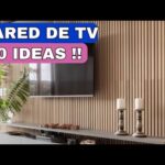 La elegancia de tener tu TV colgada en la pared del salón