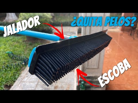 La solución perfecta para los pelos: la escoba de goma