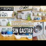 Organiza tu lavandería de forma práctica con un estante para lavadora y secadora