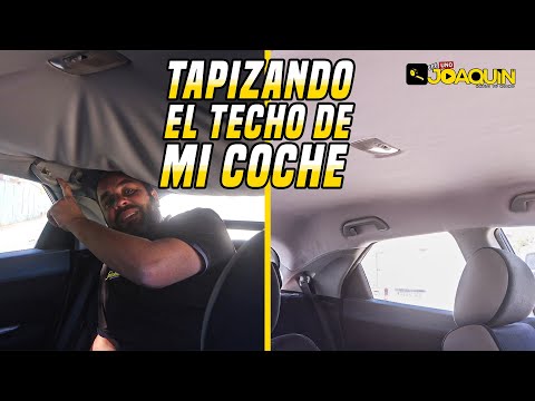 Tela ideal para tapizar techos de coches y renovar su interior