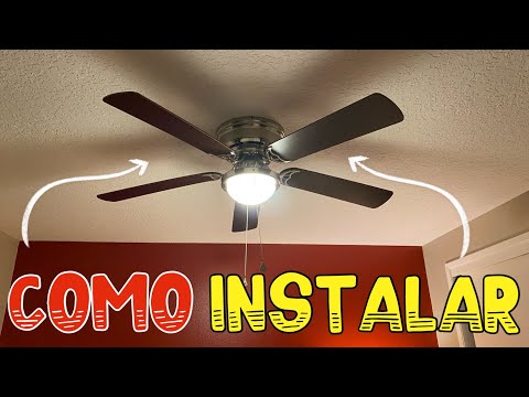 Aprende a instalar un ventilador de techo en tu hogar