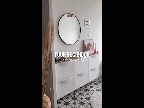 La elegancia funcional de los muebles zapatero con espejo