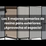 Los mejores armarios exteriores de resina para optimizar tu espacio exterior